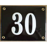 Huisnummer bord 'extra 3' 17x13 cm